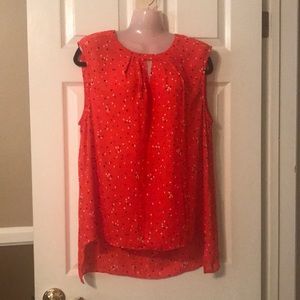 CECE from Nordstrom szXL BLOUSE HIGH LOW